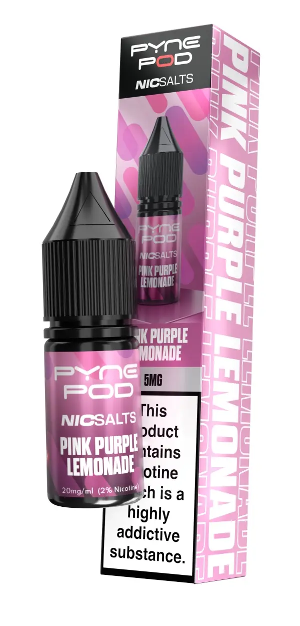 Pink Purple Lemonade Nic Salt E-Liquid by Pyne Pod 10ml